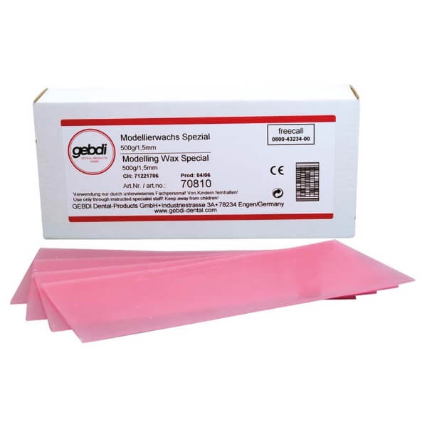 Spezial Modeling Wax Plates for Dental Baseplate Applications