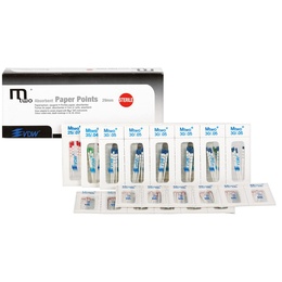 Mtwo Varfuri de Hartie Endodontice Sterilizate, 60 Bucăți