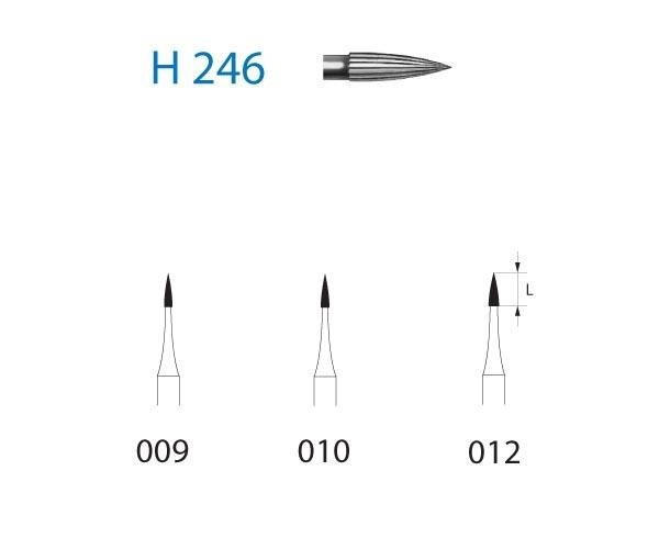 H246.314 Bur. Flame FG (5 pcs)