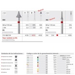 833 FG Special Shape Diamond Bur (6 pcs)