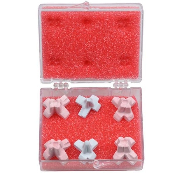 Set of 6 Refractory Coating Pins for Dental Laboratory Use