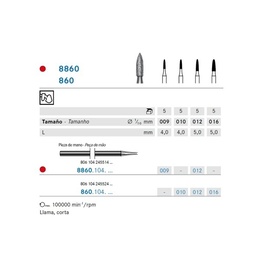 860.104 Diamond Flame PM -timanttiporat, 5 kpl