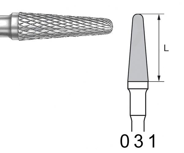 H79EFL.104 Bur. PM Rounded Conical (5 pcs)