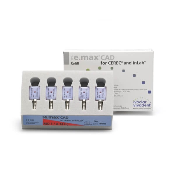 IPS e.max CAD-on Lithium Disilicate Vitreous Ceramic for CAD/CAM