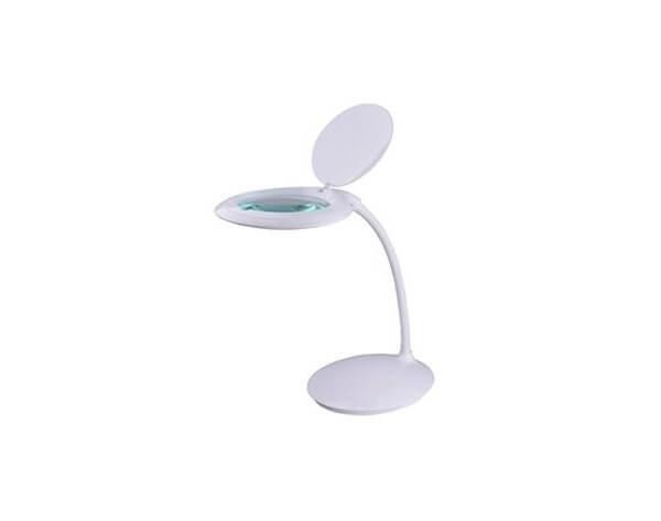 Table lamp with magnifying glass and flexible arm 60 LEDS