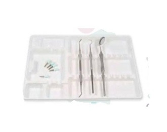 Bandeja Descartável Ecológica PET Extra para Instrumentos Dentais - 400 Unidades