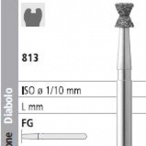 813 FG Double Cone Diamond Bur (6 units)