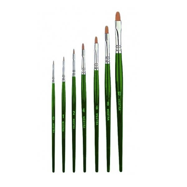 Toray Gold Plastic Brush with Flat Tip