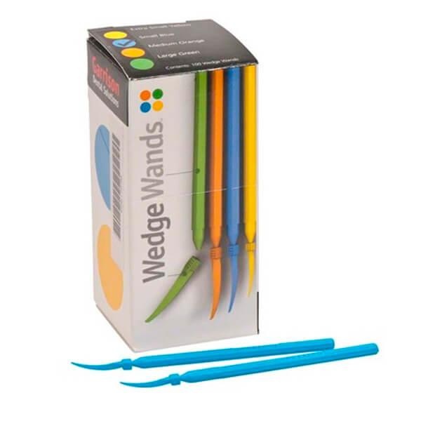 Plastic Wedge Wands with Handle for Dental Procedures