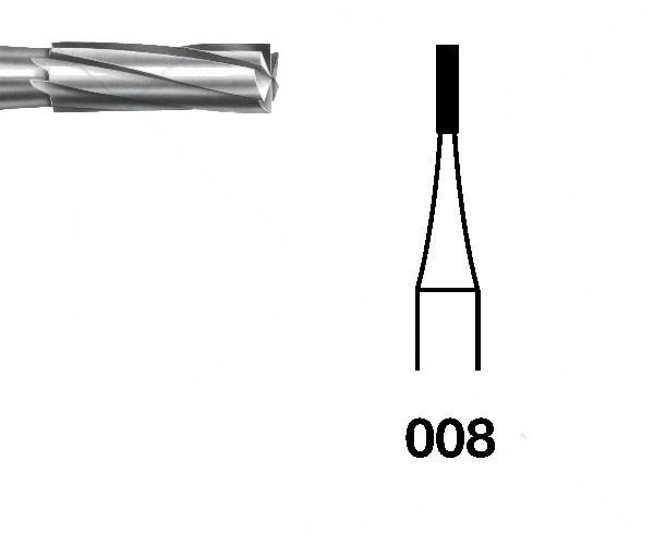 Bur H21 cylindrical Carbide HP (5pcs)
