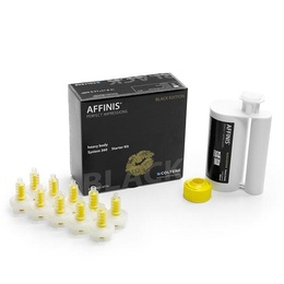 Affinis Black Edition Silicone per Impronte Dentali Heavy Body 2 x 380 ml