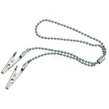Adjustable Silver Chrome Clasp Chain for Dental Bib Holders