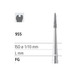 955 FG Diamond Bur Beveled Cone Long Neck (6 pcs)