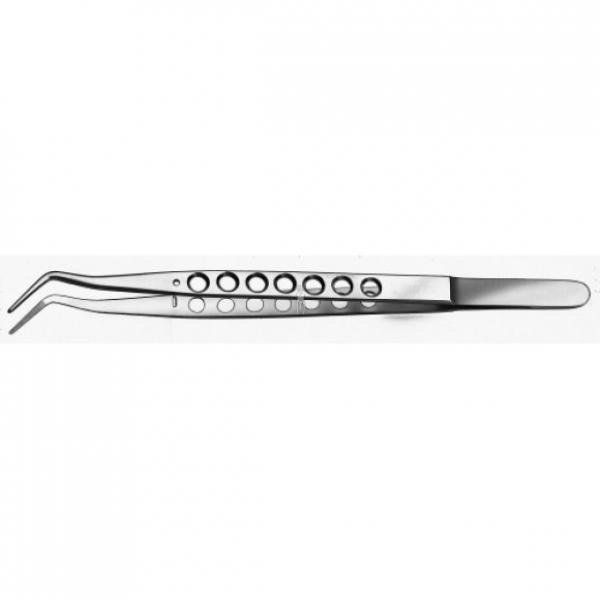 Ergoform Ribbed Dental Tweezers for Precise Handling