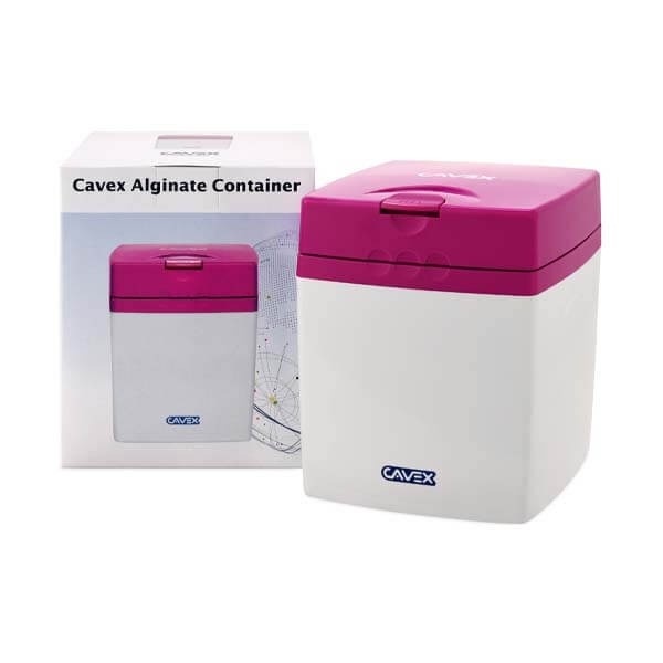 Blue Alginate Container by Cavex for Dental Impressions