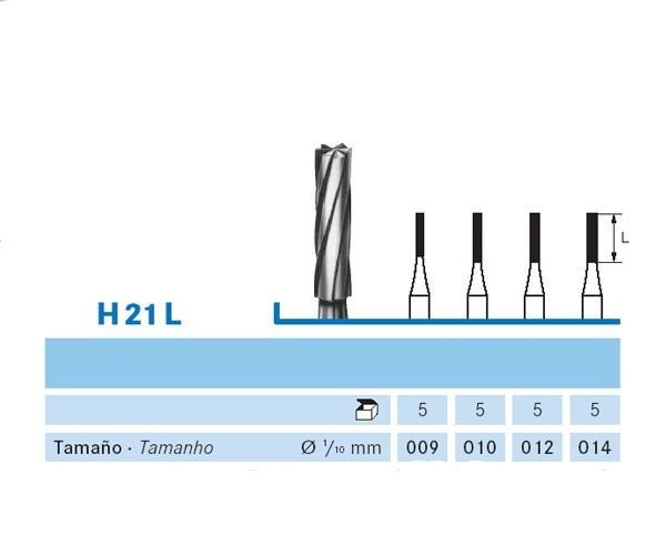 H21L.104 Bur. Flat Cylinder PM (5 pcs)