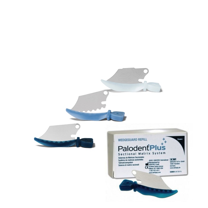 Palodent Plus WedgeGuard Sector Matrices with Wedges, 50 pcs