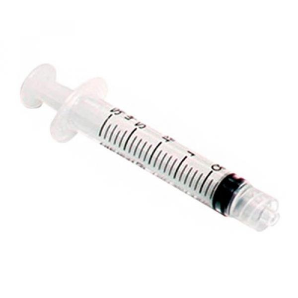LUER LOCK 3 - 2 SYRINGE, 2.5ml. (100u)