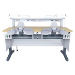 Steel Workstation with 2 Stations