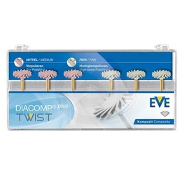 Polidores Dentals EVE DIACOMP PLUS Rosa - Pack de 10 unitats