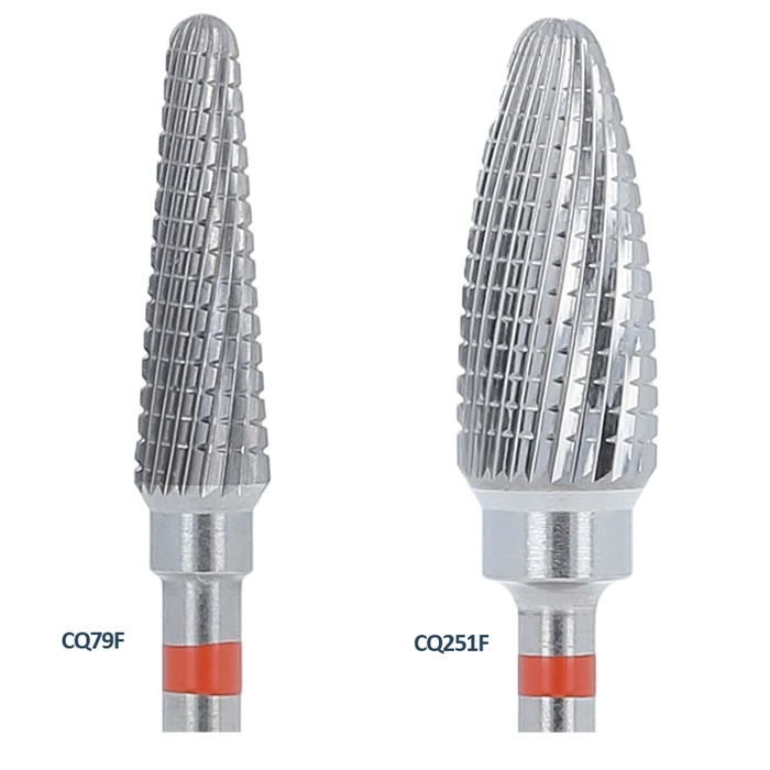 CQ251F HP Tungsten Carbide Bur in the Shape of a Rugby Ball