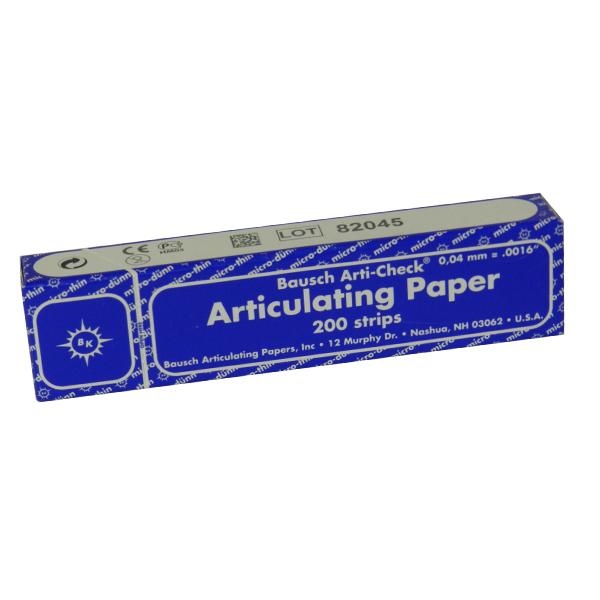 Arti-Check 40 µm Articulating Paper Strips for Precise Occlusal Analysis