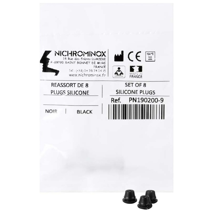Silicone inserts: High Quality Dental Inserts (7.5 x 1 mm, Pack of 8)