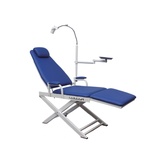 Portable Dental Chair with Integrated LED Lamp and Instrument Tray