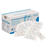Octosutur Silk Sutures 75 cm 3/8 Circle Needle (12 pcs)