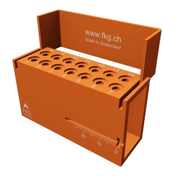 Endo Stand Free Style Orange Sterilisable File Holder for Endodontic Files