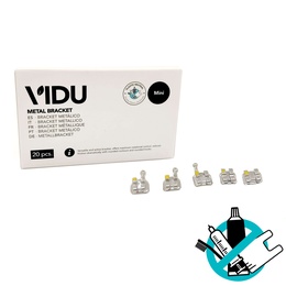 Kit Mini Brackets MBT in Metallo 0,022" - 20 Pezzi
