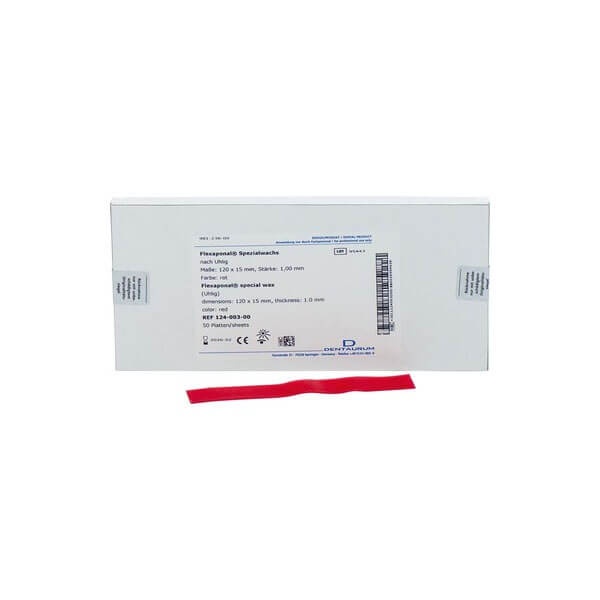 Flexaponal Bite Wax - 50 Pieces for Precise Dental Impressions