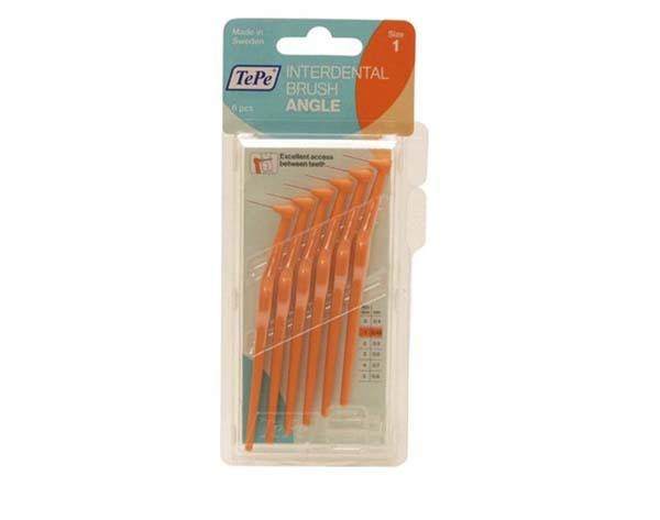 Interdental brushes of different colors