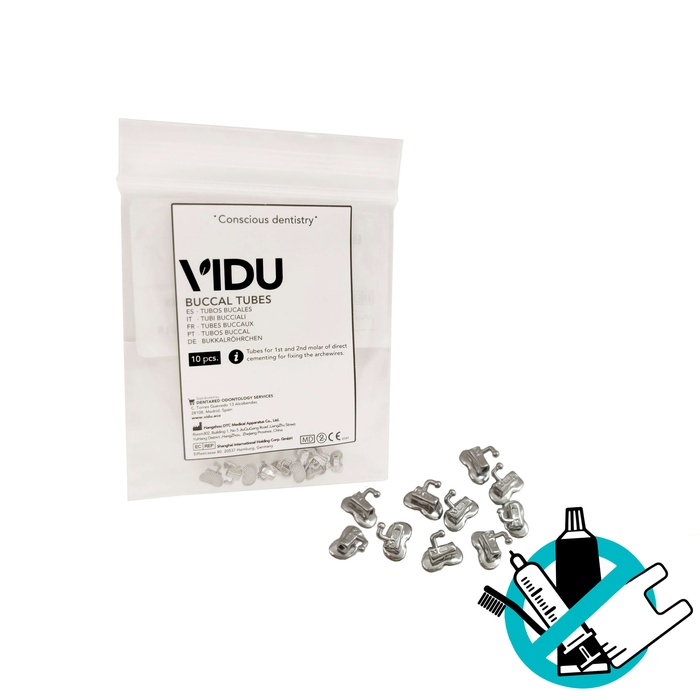 Roth Orthodontic Oral Tube 2nd Molar (10 pcs)