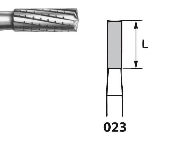 H260.104 Bur. Flat Cylinder PM (5 pcs)