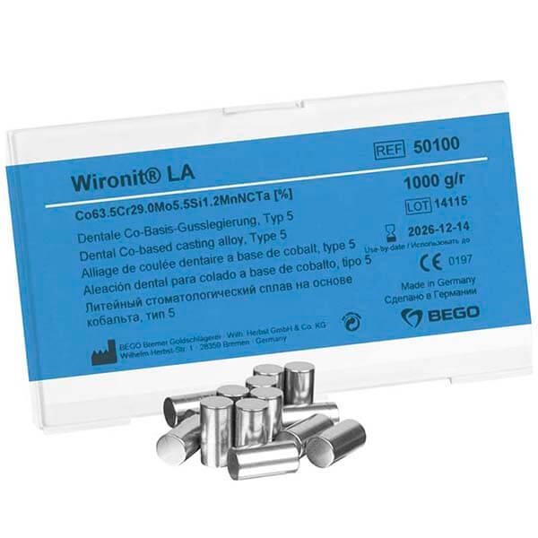 Wironit Cobalt Chromium Alloy for Dental Prosthetics 1kg