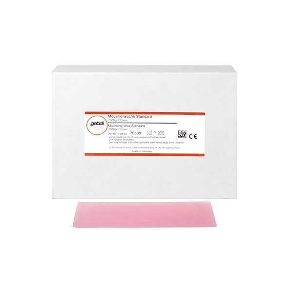 Standard Modeling Wax Plates for Dental Baseplate Applications