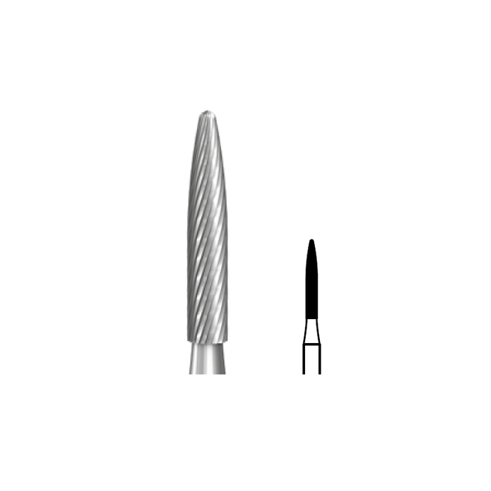 Bur H48LUF torpedo polished FG (5u.)