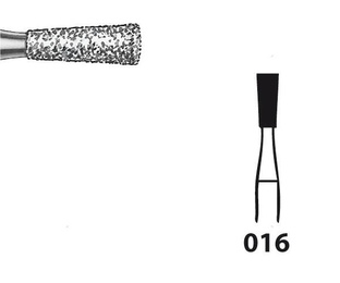 Diamantové laboratorní frézy 807.104 obrácený kužel PM, 5 ks