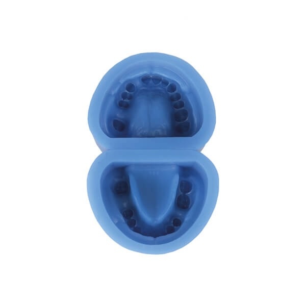 Silicone Mold for Edentulous Dental Prostheses Model Base Former