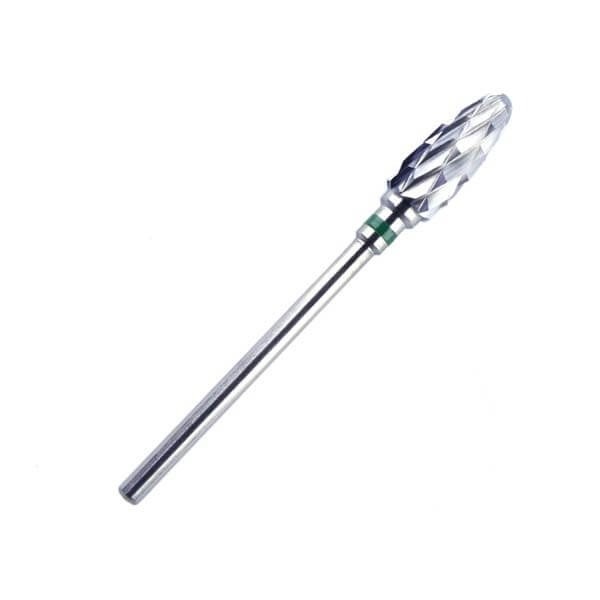 Tungsten Carbide PM Milhojas Egg-Shaped Bur - (1 pc)