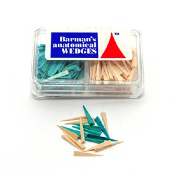 Barman Combined Anatomical Wooden Dental Wedges