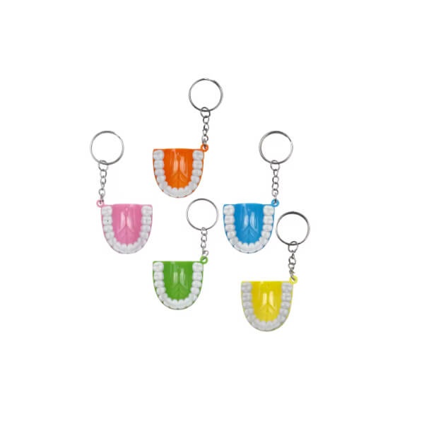 Jaw-Shaped Keychain (1 pc)