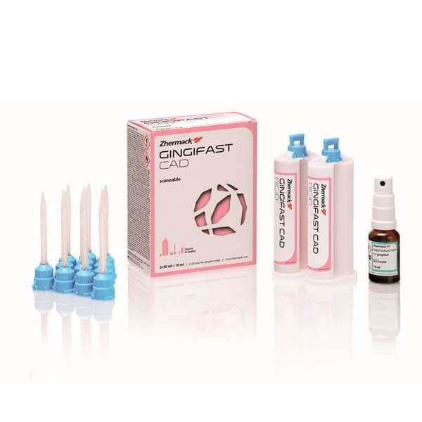 Gingifast CAD: Silicone for Scannable Gingival Reproduction (2 x 50 ml)