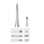 Bur H249M Extra fine flame C. Tungsten FG (5ud)