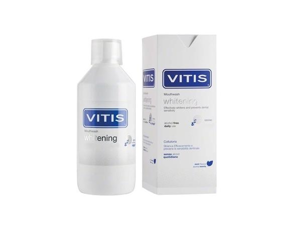 VITIS Whitening Mouthwash 500 ml for Professional Dental Care