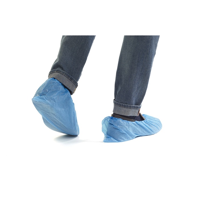 Waterproof Disposable Shoe Covers - Size Fits All (100 Pieces)