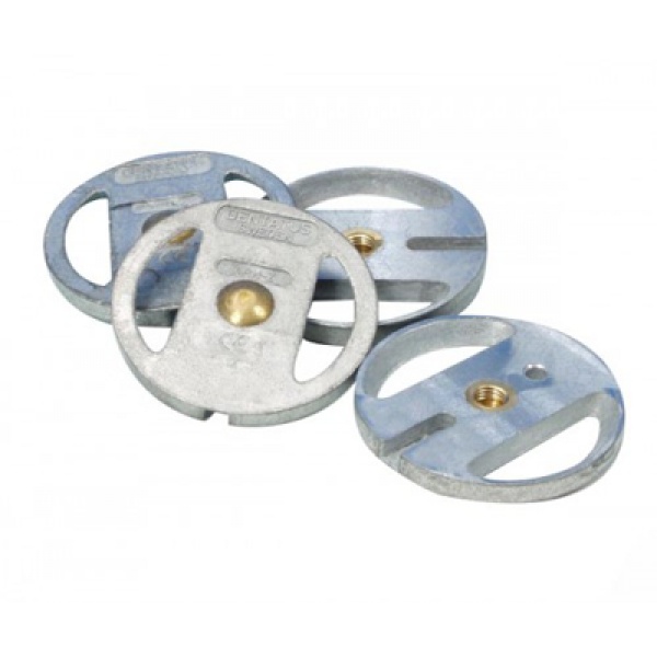 Zinc Mounting Platinum for Dental Articulators – 2 Units
