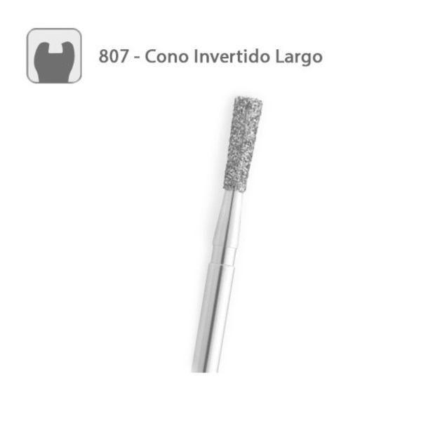 FG: 807-FG DIAMOND BURS long inverted cone