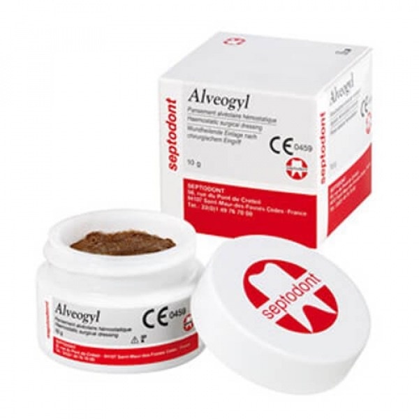 Alveogyl: Haemostatic Alveolar Dressing (10 g jar)